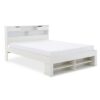 Fabio Wooden King Size Bed In White
