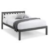 Lajita Wooden Double Bed In Anthracite