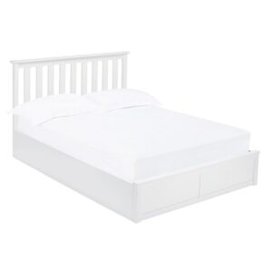 Orpington Wooden King Size Bed In White
