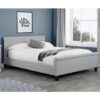 Stratus Fabric Double Bed In Grey