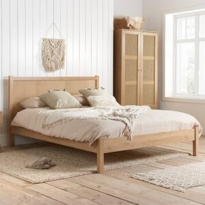 Coralie Wooden King Size Bed In Oak