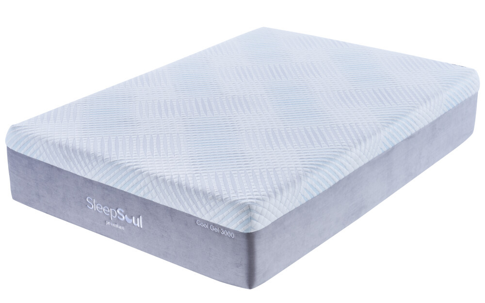 SleepSoul Premium Cool Gel 3000 Pocket Mattress, King Size