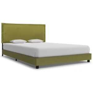 Arcadia Fabric Double Bed In Green