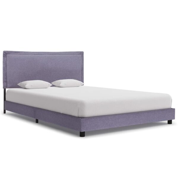 Arcadia Fabric Double Bed In Light Grey