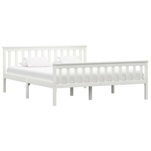 Chilliwack Wooden King Size Bed In White
