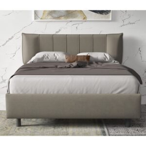 Hugo Fabric Small Double Bed In Dove