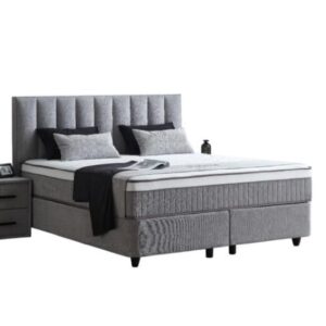 Rawlins Fabric Ottoman King Size Bed In Dove