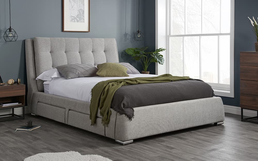 Birlea Mayfair Fabric Bed Frame, Superking
