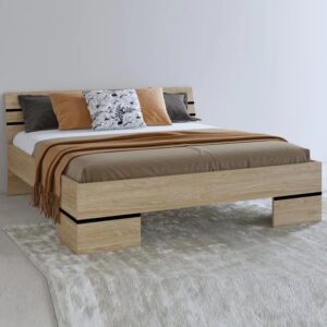 Viola Wooden Super King Size Bed In Oiled Oak